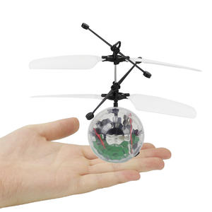 بيع بالجملة شعبية ضوء ملون معلق كرة بلورية استقرائية الكرة الطائرة التحكم عن بعد لعبة مضيئة للأطفال هدية العروض الترويجية - Product Image 4