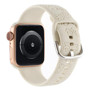 Bracelet de montre en silicone souple <span class=keywords><strong>Mickey</strong></span> en relief pour <span class=keywords><strong>Apple</strong></span> <span class=keywords><strong>Watch</strong></span> 10 9 8 7 6 5 4 3 2 SE - Product Image 1