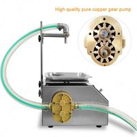 TEBAK Machine de remplissage de lait liquide au miel Bouteille pulvérisatrice Huile comestible Pâte de sésame Petite machine de remplissage automatique de type établi