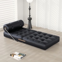 Lit en tissu paresseux avec nouveau design extensible et rembourré pour salon chambre balcon pour villas