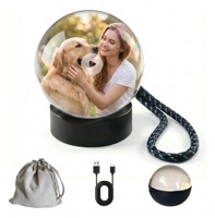 Esfera de Cristal 3D Personalizada, Esfera de Cristal Digital para Grabar Recuerdos, Esfera de Cristal Mágica para Regalos, Suministro de Fábrica