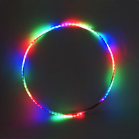 Nouveau Glow Cheap Smart Led Coloré Gymnastique Amovible Hola Anneau Et Cerceaux Avec Lumière
