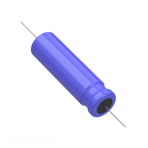 Condensador de Aluminio de Canal del Fabricante 82 uF 601D826F200FL1, Tipo Through Hole, 82UF 200V, AXIAL TH - Product Image 1
