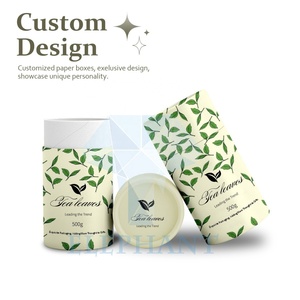 Custom Printed Food Grade Kraft <b>Cardboard</b> Round Cylinder Food Coffee Matcha Powder Tea Leaves Bag Ball Paper <b>Tube</b> Packaging - Product Image 2