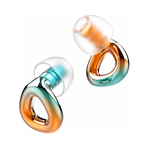Écouteurs intra-auriculaires professionnels en silicone avec revêtement électroplaqué <span class=keywords><strong>d</strong></span>égradé, <span class=keywords><strong>anti</strong></span>-perte, étanches, de type arrondi, pour l'extérieur - Product Image 1