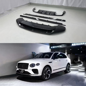 Kit de Carrocería de Fibra de Carbono Seca para Bentley Bentayga, Estilo V8S, Difusor Delantero, Alerón, Faldones Laterales - Product Image 5