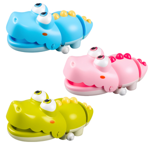 Jouet Crocodile de Dessin Animé à Mâchoires Mobiles et Queue Oscillante, Jouet à Remonter pour Bébé, Idéal pour l'Apprentissage de <span class=keywords><strong>la</strong></span> Marche à Quatre Pattes et le Relevement de <span class=keywords><strong>la</strong></span> Tête - Product Image 1