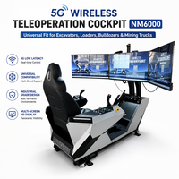 Kokpit Kontrol Jarak Jauh Nirkabel 5G NM6000 Industri untuk Excavator Pertambangan Tugas Berat
