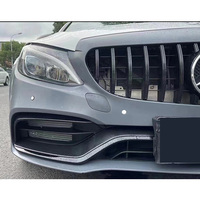 Bodykit Gaya AMG C63 W205 Berkualitas Tinggi Baru, Bumper Depan Plug and Play, Lubang Sensor Park Assist, Cocok untuk Mercedes-Benz C-Class