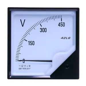 Made in china Pointer Type Analog Voltage Panel Ammeter and dc voltmeter
