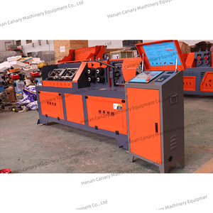 Máquina alisadora y cortadora de barras de acero de refuerzo CNC, enderezadora de barras de refuerzo de calidad con componente de núcleo de motor - Product Image 6