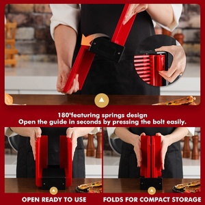 Adjustable Foldable Plastic <strong>Bread</strong> <strong>Slicer</strong> <strong>Manual</strong> Operation for Big Loaf Sandwich and Bun Guide - Product Image 6