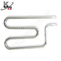Tube chauffant halogène en quartz personnalisé, lampe chauffante infrarouge pour pièces d'équipement de chauffage