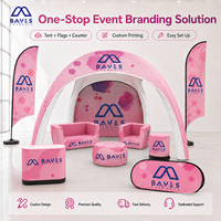 Tente Gonflable pour Mariages et Fêtes, Chapiteau, Gazebo, Auvent, Système Étanche à l’air PVC/TPU, Tente d’Événement Extérieur,