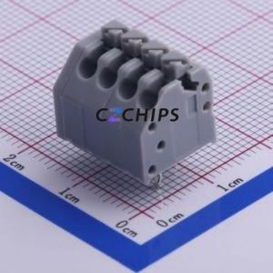 KF250-3.5-4P-1 Spring Terminal Block Through hole Component (THT),P=3.5mm Connector 3.5mm 4P 4 5A - Product Image 1