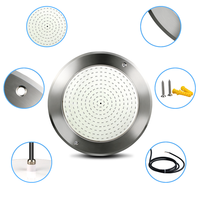 Lampe de piscine LED 18W 25W 35W 230mm RGB avec télécommande Wi-Fi 12V, étanche IP68