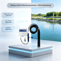 Sonde de surveillance d'ammoniac et d'azote NH4-N LoRaWAN alimentée par batterie pour l'acquaculture hors réseau et la surveillance des eaux usées, prise en charge OEM