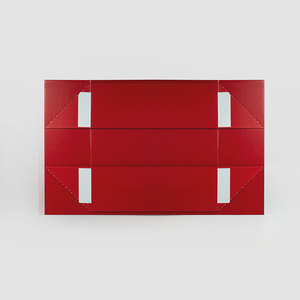 Luxury square <strong>Red</strong> Women Handbags Rigid Packaging Paper Gift <strong>Box</strong> with Magnetic Lid - Product Image 4