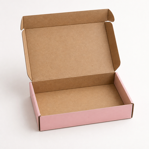 Boîtes d'expédition cosmétiques personnalisées en carton kraft avec fermeture auto-adhésive, imprimées sur mesure pour soins de la peau, emballage d'expédition en gros OEM ODM mat - Product Image 2