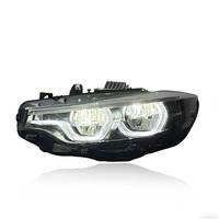 Feux avant LED SJC Auto Parts pour BMW F32 F36 F80 2012-2019 M4, couleur unique, feux avant LED modifiés pour voiture, mise à niveau au style LCI