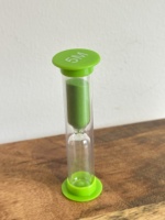 Reloj de Arena de Plástico Colorido Anticaída en Oferta, Temporizador de Arena de 1/2/3/5/10 Minutos para Niños, Aula, Oficina, Educación, Decoración del Hogar y Escritorio
