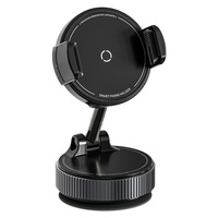 Support de téléphone pour voiture avec ventouse magnétique rotative à 360 degrés pour navigation automobile et fixation sur tableau de bord