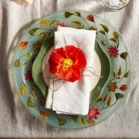 Appareils de cuisine ensemble d'ustensiles assiette ensemble de table à manger en porcelaine ensemble cadeau assiettes en céramique de style campagnard