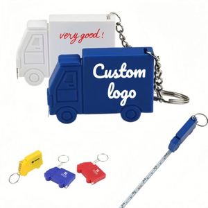 Cinta Métrica con Logotipo Personalizado, Llavero de Plástico con Diseño de Camión para Empresas de Medición, Actividades Creativas, Publicidad, Pequeños Regalos - Product Image 1