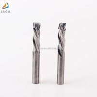 Outils de fraisage CNC mèches de compression à coupe ascendante et descendante mèches de routeur en carbure monobloc pour le bois