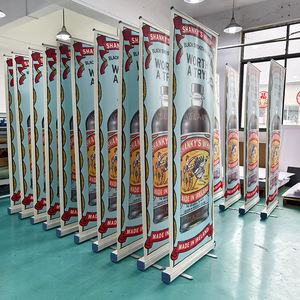 Bannière déroulante personnalisée pour l'intérieur et l'extérieur, très vendue, avec affiche d'informations commerciales pour la promotion et les salons professionnels - Product Image 2