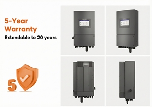 มาตรฐาน EU S6-EH1P(3-8)K-L-PLUS ระบบไฮบริดสามเฟสแบบเฟสเดียว 6KW-15KW 220/230V DC/AC รองรับแบตเตอรี่ Li-ion/Lead-acid ได้ถึง 96.2% - Product Image 2