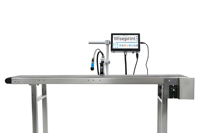 Imprimante jet d'encre automatique Wiseprint CM-WP07 pour ligne d'assemblage, impression de date, code QR, machine de codage en ligne intelligente, portable