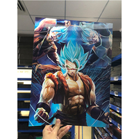 400 designs prêts à être expédiés en gros, affiches lenticulaires 3D, impressions d'anime, image 11x16, affiche d'anime 3D