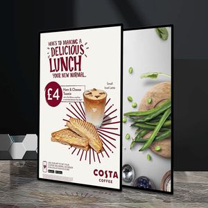 Caja de luz con iluminación LED ultradelgada Marco de exhibición de publicidad comercial-Tablero de menú retroiluminado para restaurantes, tiendas - Product Image 3