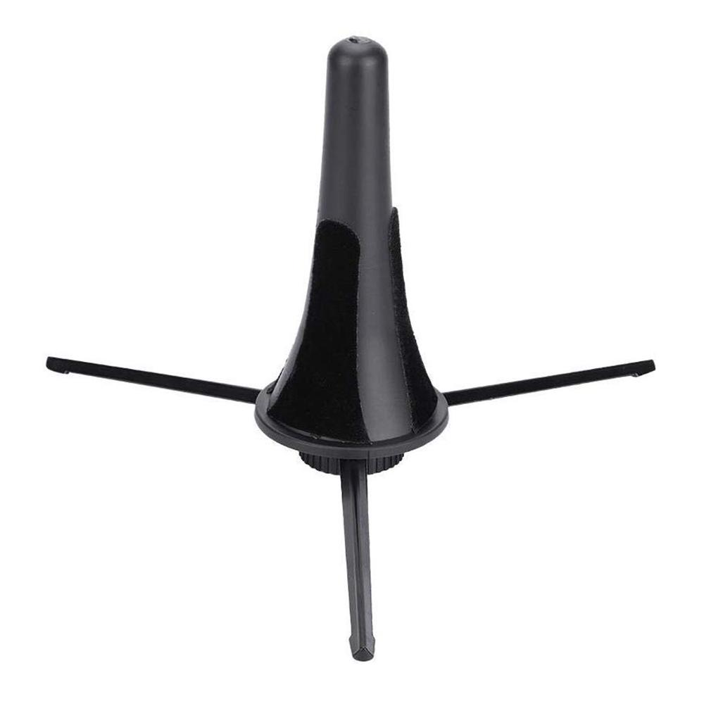 Trépied extensible, Portable et pliable, 1 pièce, support en métal laiton, accessoires d'instruments musicaux en plastique noir