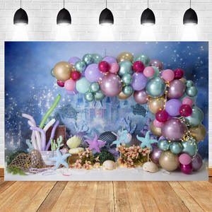 7 × 5 قدم أول خلفية للفتيات زينة لحفلة عيد ميلاد طفل حديث الولادة بزينة عيد ميلاد أول زينة جدارية خلفية عيد ميلاد - Product Image 2