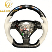 Volant sport personnalisé Ccexcellent à 3 branches en fibre de carbone avec LED pour Acura TSX 2004-2008