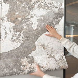 Rouleau de papier peint en <span class=keywords><strong>vinyle</strong></span> PVC autocollant mural moderne <span class=keywords><strong>imitation</strong></span> <span class=keywords><strong>marbre</strong></span> texturé mousse décorative - Product Image 4