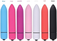 Wasserdichter 10-Farben 10-Geschwindigkeiten Mini-Bullet-Vibrator Klitoris-Stimulator Dildo-Vibrator Weibliche Sexprodukte Sextoys