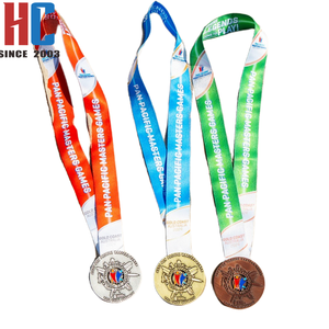 20 años de fábrica personalizada Pan Pacific Masters Games Gold Coast Australia 2024 medalla de metal esmaltado - Product Image 6