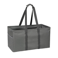 Sac fourre-tout multifonctionnel grand format en toile résistante à l'eau pour la plage, les pique-niques, le camping, les courses, les outils, la garde-robe, pliable