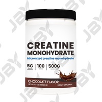 Poudre de créatine micronisée de haute pureté JBY pour la force musculaire, l'endurance et le soutien des performances athlétiques