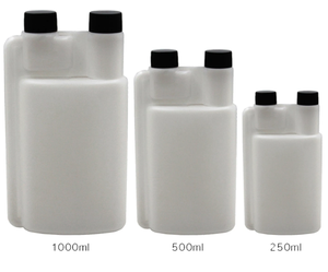 Hdpe Plastic Dubbele Halsmaat En Giet Bettix Flessen 500Ml <span class=keywords><strong>Oz</strong></span> En Ml Weegschaal - Product Image 2