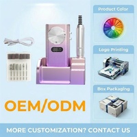 Machine à ongles rechargeable avec peinture à effet caméléon, 45000 tr/min, sans fil, portable, couleur personnalisée OEM, vente en gros