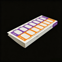 Kit de Inicio de Blíster para Medicamentos, 7 Días, 2 Dosis Diarias, Material PET Desechable, Personalizable, Clase I