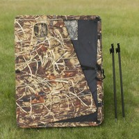 Barrière de camouflage portable d'extérieur, abri de chasse pliable en tissu Oxford pour la dissimulation en forêt et l'aventure
