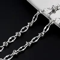 Beadsnice 925 sterling silver hollow rolo chain bulk chain make