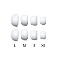 Coussinets d'écouteurs en silicone DATA FROG pour Airpods Pro 1/2, coussinets d'oreille avec trou de décompression, compatibles avec les Air Pods Pro
