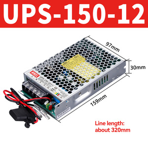 Hiệu Suất Cao Mwel Chuyển Đổi Nhanh UPS Loạt 150W 12V 24 V 7.5A UPS Không Giới Hạn Nguồn Cung Cấp Điện - Product Image 2