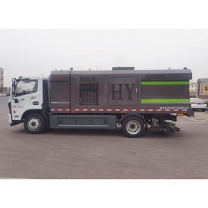 Dongfeng 11 טון יעילות גבוהה אבק נטול אבק-גליל אחורי + לחץ שלילי 1.5m קיבולת מיכל מים - Product Image 2